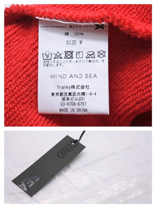 WIND AND SEA×KFC ウィンダンシー×ケンタッキーフライドチキン スウェットパンツ レッド WDS-KFC-09 サイズM 美品 中古 43610