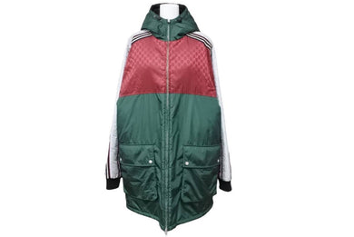 GUCCI グッチ ナイロンコート ジャケット GG柄 上着 590746 Z4039 ナイロン ポリアミド マルチカラー サイズ44 美品 中古 43611 