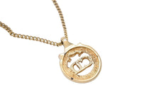 Load image into Gallery viewer, Christian Dior クリスチャンディオール ネックレス アクセサリー ジュエリー CDロゴ ラインストーン GP 美品 中古 43621