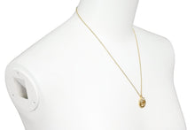 Load image into Gallery viewer, Christian Dior クリスチャンディオール ネックレス アクセサリー ジュエリー CDロゴ ラインストーン GP 美品 中古 43621