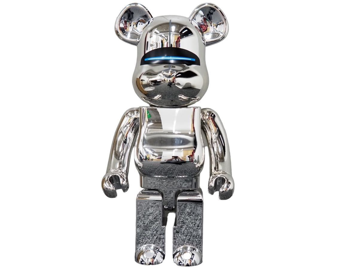 空山基 ベアブリックSORAYAMA SEXY ROBOT SILVER 1000% BE@RBRICK メディコムトイ 美品  43628