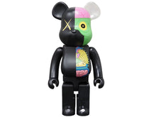 Load image into Gallery viewer, Medicom Be@rbrick KAWS OriginalFake COMPANION 1000% ブラック人体解剖模型メディコムベアブリック 高さ70cm 中古 43636