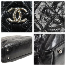 Load image into Gallery viewer, CHANEL シャネル ポートベロー マトラッセ 2WAY ハンドバッグ チェーンショルダー ココマーク 黒 13番台 A46148 美品 中古 43653