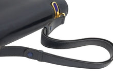 Load image into Gallery viewer, Gucci グッチ オールド ヴィンテージ ワンショルダーバッグ ネイビー ゴールド金具 カーフレザー イタリア製 中古 43692