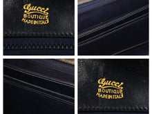 Load image into Gallery viewer, Gucci グッチ オールド ヴィンテージ ワンショルダーバッグ ネイビー ゴールド金具 カーフレザー イタリア製 中古 43692