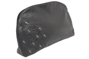 CHROME HEARTS クロムハーツ クラッシバック セメタリークロス ベイビーファット レザー シルバー 中古 43704