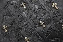 画像をギャラリービューアに読み込む, CHROME HEARTS クロムハーツ クラッシバック セメタリークロス ベイビーファット レザー シルバー 中古 43704