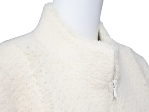 CHANEL シャネル ジャケット P24587V15045 ウール アンゴラ ホワイト 04A サイズ36 美品 中古 43709