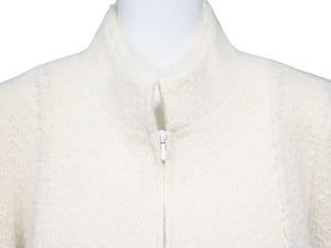 CHANEL シャネル ジャケット P24587V15045 ウール アンゴラ ホワイト 04A サイズ36 美品 中古 43709