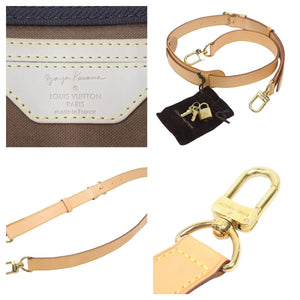 極美品 LOUIS VUITTON ルイヴィトン パンプキンドット キーポルバンドリエール55 草間彌生 M40695 ボストンバッグ 中古 43720