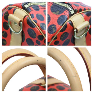 極美品 LOUIS VUITTON ルイヴィトン パンプキンドット キーポルバンドリエール55 草間彌生 M40695 ボストンバッグ 中古 43720