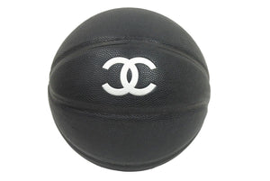 激レア CHANEL シャネル バスケットボール 黒 シルバー 2019年 即完売 美品 中古 43723