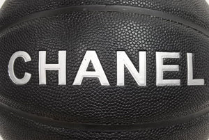 激レア CHANEL シャネル バスケットボール 黒 シルバー 2019年 即完売 美品 中古 43723
