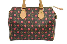 Load image into Gallery viewer, LOUIS VUITTON ルイ ヴィトン モノグラムチェリー 村上隆 スピーディ25 ハンドバッグ ミニボストン M95009 美品 中古 43725
