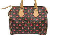 Load image into Gallery viewer, LOUIS VUITTON ルイ ヴィトン モノグラムチェリー 村上隆 スピーディ25 ハンドバッグ ミニボストン M95009 美品 中古 43725