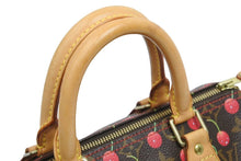 Load image into Gallery viewer, LOUIS VUITTON ルイ ヴィトン モノグラムチェリー 村上隆 スピーディ25 ハンドバッグ ミニボストン M95009 美品 中古 43725
