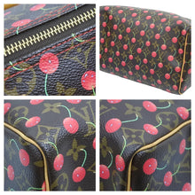 Load image into Gallery viewer, LOUIS VUITTON ルイ ヴィトン モノグラムチェリー 村上隆 スピーディ25 ハンドバッグ ミニボストン M95009 美品 中古 43725