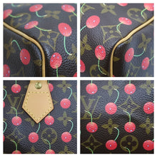 Load image into Gallery viewer, LOUIS VUITTON ルイ ヴィトン モノグラムチェリー 村上隆 スピーディ25 ハンドバッグ ミニボストン M95009 美品 中古 43725