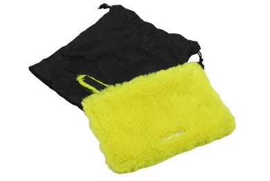 新品同様 CHROME HEARTS クロムハーツ ポーチ ファー チェンジパース ライムグリーン コインケース ダガージップ 43732