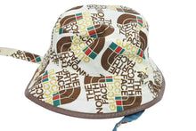 Load image into Gallery viewer, GUCCI × The North Face グッチ ザ ノースフェイス バケットハット ナイロン ホワイト ブルー 652942 4HADY 9769 美品 中古 43734