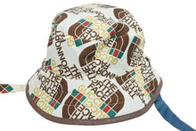 Load image into Gallery viewer, GUCCI × The North Face グッチ ザ ノースフェイス バケットハット ナイロン ホワイト ブルー 652942 4HADY 9769 美品 中古 43734
