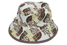 Load image into Gallery viewer, GUCCI × The North Face グッチ ザ ノースフェイス バケットハット ナイロン ホワイト ブルー 652942 4HADY 9769 美品 中古 43734