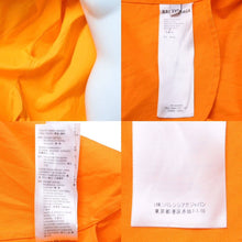 Load image into Gallery viewer, BALENCIAGA バレンシアガ 21SS オーバーサイズ シャツ オレンジ トップス ロゴ 刺繍 サイズXXS 美品 中古 43766