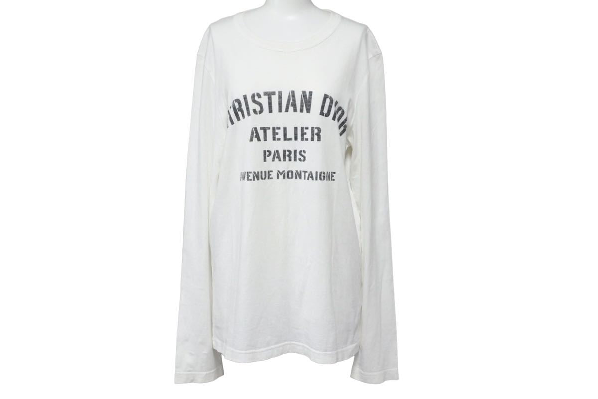 ホノルル限定】クロムハーツ ハイビスカス スクロールロンT 長袖 白 L