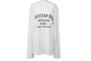 DIOR HOMME ディオールオム ATELIER アトリエ 20AW 長袖シャツ プリントロングスリーブカットソー 043J611A0589 M 美品 中古 43776