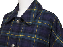 Load image into Gallery viewer, BALENCIAGA バレンシアガ チェック ダウンジャケット アウター マルチカラーロゴ 602447 サイズ44 美品 中古 43779