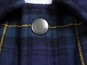 BALENCIAGA バレンシアガ チェック ダウンジャケット アウター マルチカラーロゴ 602447 サイズ44 美品 中古 43779