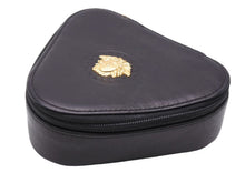 Load image into Gallery viewer, Gianni Versace ジャンニ ヴェルサーチ ジュエリーボックス メデューサ レザー ブラック ゴールド 美品 中古 43789