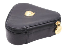 Load image into Gallery viewer, Gianni Versace ジャンニ ヴェルサーチ ジュエリーボックス メデューサ レザー ブラック ゴールド 美品 中古 43789