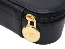 Load image into Gallery viewer, Gianni Versace ジャンニ ヴェルサーチ ジュエリーボックス メデューサ レザー ブラック ゴールド 美品 中古 43789