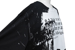 MAISON MARGIELA メゾンマルジェラ ロゴペイント 半袖Ｔシャツ ...