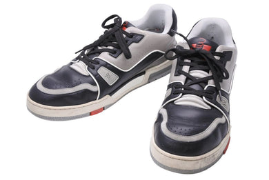 LOUIS VUITTON ルイヴィトン LVトレイナー ライン スニーカー 初期 19SS ヴァージルアブロー サイズ 8 1/2 中古 43831