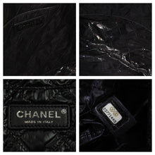 Load image into Gallery viewer, CHANEL シャネル No5 トショッピング ートバッグ 肩掛けバッグ 23番台 ツイード レザー マルチカラー シルバー金具 美品 中古 43844
