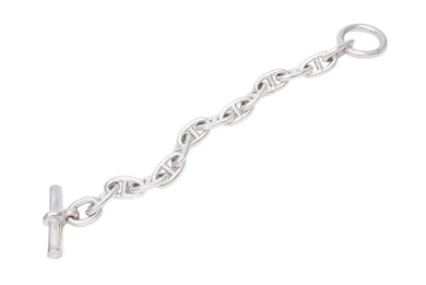HERMES エルメス シェーヌダンクルGM ブレスレット アクセサリー 13コマ 70.1g シルバー925 美品 中古 43850