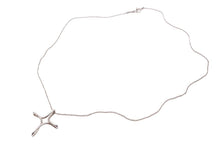 Load image into Gallery viewer, TIFFANY&amp;Co ティファニー オープンクロスネックレス インフィニティクロス エルサペレッティ 3.2g シルバー925 美品 中古 43855
