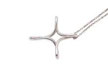 Load image into Gallery viewer, TIFFANY&amp;Co ティファニー オープンクロスネックレス インフィニティクロス エルサペレッティ 3.2g シルバー925 美品 中古 43855