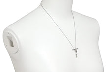 Load image into Gallery viewer, TIFFANY&amp;Co ティファニー クロスフィックス ロザリオ 十字架 ネックレス ヴィンテージ 2.9g シルバー925 良品 中古 43857