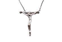 Load image into Gallery viewer, TIFFANY&amp;Co ティファニー クロスフィックス ロザリオ 十字架 ネックレス ヴィンテージ 2.9g シルバー925 良品 中古 43857