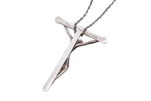 Load image into Gallery viewer, TIFFANY&amp;Co ティファニー クロスフィックス ロザリオ 十字架 ネックレス ヴィンテージ 2.9g シルバー925 良品 中古 43857