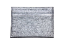 Load image into Gallery viewer, 極美品 CHANEL シャネル カードケース パスケース 名刺入れ オールドシャネル ココボタン 11番台 レザー シルバー 中古 43927