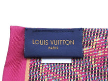 画像をギャラリービューアに読み込む, Louis Vuitton ルイヴィトン スカーフ バンドーモノグラム LVポップ MP2499 シルク ピンク マルチカラー 美品 中古 43945