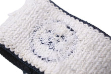 Load image into Gallery viewer, CHANEL シャネル ココマーク COCO リストバンド 二点セット ブレスレット パイル地 ネイビー ホワイト 美品 中古 43947