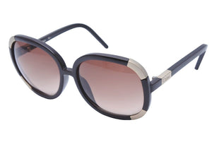 Chloe クロエ サングラス ブラウン メタル アイウェア 小物 バタフライ CL2119 C04 -135 中古 44009