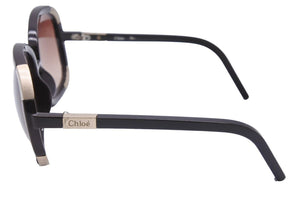 Chloe クロエ サングラス ブラウン メタル アイウェア 小物 バタフライ CL2119 C04 -135 中古 44009
