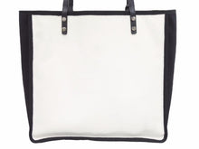 Load image into Gallery viewer, CHANEL シャネル トートバッグ ココマーク レッツレモンストレート ホイッスル ブラック ホワイト A92884 レディース 中古 44015