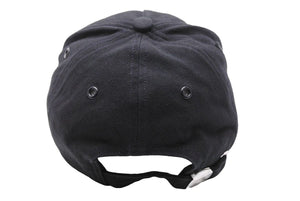 BALMAIN バルマン キャップ 帽子 ブランドロゴ RH1A009C056 コットン ブラック シルバー サイズTU 美品 中古 44018